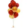 Soporte Flotante de Mesa Soporte Barra de Tracción Hebilla de Flor de Ciruelo Cadena de Globos de 13 Hilos Herramienta para Anudar Nudo Palo Accesorio de Decoración de Poste Barra Telescópica