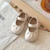Zapatos para Bebé Niña 2026 Primavera/Otoño Nuevos Zapatos de Princesa Mocasines de Una Correa para Niños Pequeños Zapatos Pequeños de Cuero Suela Suave Zapatos para Caminar Bebé