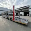 Transportador de Coches de Doble Piso Estilo Europeo de 2 Ejes Transfronterizo de Fábrica Vehículo de Transporte de Automóviles de 8 Plazas Elevación Hidráulica Semirremolque Suspensión de Aire