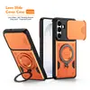 Adecuado para Samsung A57 Funda de Teléfono con Anillo Sky y Ventana Deslizante A37 Soporte A17 Mate A07 Anticaídas A56 Funda Protectora A36