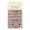 Redanco nuevas pegatinas para uñas con relieve 5D manzana roja calabaza de azúcar estéreo adhesivas para uñas Z-2772