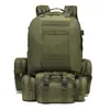 Mochila Tática Transfronteiriça Bolsa Combinada Esportes ao Ar Livre Tecido Oxford Mochila de Montanhismo Mochila de Caminhada de Grande Capacidade para Homens e Mulheres