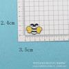Bonito mini novas frutas e legumes bordado patch adesivos pequeno cartoon girassol padrão diy roupas adesivas