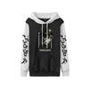 Black Clover Trevo de Quatro Folhas Preto Moletom com Capuz Estampado Anime Moletom Forrado com Lã Moletom Anime Transfronteiriço