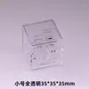 Novo Suporte de Exibição Mineral para Gatos em Acrílico Caixa de Exibição Mineral de Cristal Caixa de Armazenamento Vazia Colorida de Pedras Preciosas
