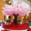 Esculturas de Plástico de Árvores Reais e Artificiais, Grandes Árvores de Flor de Pessegueiro, Adereços de Decoração para Locais de Casamento e Salões Praça, Flores Artificiais