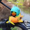 Lindo Pato Amarillo Submarino Adornos de Pato para Coche Motocicleta Autopropulsada Motocicleta Eléctrica Adornos de Coche a Batería Accesorios