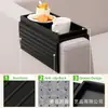 En stock Caja de almacenamiento para reposabrazos de sofá de madera para el hogar Bandeja para colocar vasos de agua para bebidas en el sofá Caja de almacenamiento para control remoto
