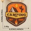 Etiqueta de Bordado a Computadora Paisaje Original Camping Insignia para Exterior Accesorios de Ropa Parche Calcomanías Accesorios de Bordado Etiqueta de Tela Calcomanías de Tela