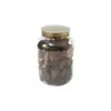 Frasco sellado de PET de grado alimenticio de 1.9L para cáscara de mandarina, té de rosa y angélica, frasco de plástico transparente de boca ancha con tapa dorada