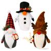 Nuevo Producto Transfronterizo Decoraciones Navideñas Paquete de Regalo de Navidad Adornos de Muñeco Decoración para el Hogar Ventana Regalos Navideños para Niños
