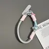 Lanyard de muñeca a juego de color, funda de teléfono corta anti-pérdida, color nuevo de dopamina, alto valor de color, junta de tarjeta de color para hombres y mujeres