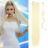 Cinta Mágica de Comercio Exterior Cola de Caballo Recta Cola de Caballo Rizada Peluca para Mujeres Seda Mate de Alta Temperatura Extensión de Cabello Largo Recto Peluca de Cola de Caballo en Stock