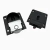 Rueda de polea para armario de estilo antiguo Rueda para puerta corredera Puerta corredera Ruedas para puerta corredera Plástico negro Riel cóncavo y convexo para armario Accesorios para puertas Silencioso