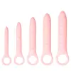 Tapón anal graduado de silicona con anillo de extracción, forma de media luna, expansor anal unisex, herramienta erótica de masturbación, productos para adultos para parejas, venta al por mayor