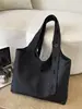 Bolsa de Tecido de Nylon Leve INS Japonesa Grande Capacidade Tendência Simples Bolsa de Ombro Feminina Moda para o Dia a Dia Bolsa Feminina