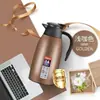 Termo Aislado al Vacío de Acero Inoxidable 304, Botella de Agua Caliente para el Hogar, Regalo de Bienvenida, Se Puede Imprimir con Logo, Cafetera de 1.5 L