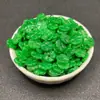 Jade de Mianmar Verde Seco Flor Nuvem Giratória Flor Esmeralda Flor de Jade Acessórios de Contas Feitos à Mão DIY Contas Totalmente Verdes