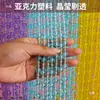 Cortina de Contas Acrílicas Cortina de Fio Plástico Corredor de Casamento Corrente de Contas de Cristal DIY Colar de Boneca Feito à Mão Acessórios de Joia
