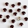 Taladro de garra al por mayor, precio de fábrica, 12-50 # AAA, taladro de costura manual de vidrio, diamantes de imitación para coser a mano, accesorios para vestidos de novia DIY