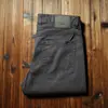 Pantalones de algodón elástico fino original para hombre, primavera y verano 2023, cinco bolsillos, algodón puro, sin planchar, rectos, anchos, de negocios, casual sueltos