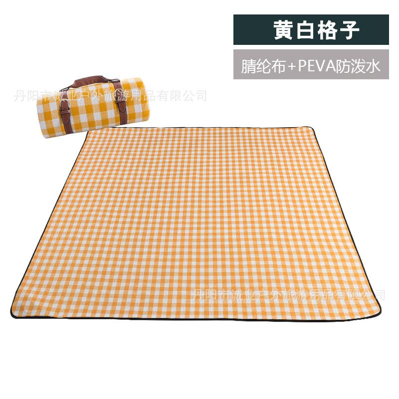 黄白格子.