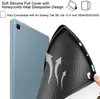 Adecuado para Samsung Tab S6Lite Teclado Bluetooth con Retroiluminación de Colores P625 Funda Protectora A8 X200 Ranura para Lápiz Funda de Cuero