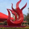 Esculturas de Acero Inoxidable para Paisajismo de Jardines, Decoraciones para Plazas de Ciudad y Centros Comerciales, Adornos para Oficinas de Ventas y Parques, Instalaciones Exteriores Personalizadas