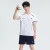 Traje de Uniforme de Voleibol para Hombres y Mujeres, Ropa Deportiva de Voleibol de Manga Corta, Uniforme Profesional Transpirable de Secado Rápido para Equipo de Partido de Voleibol con Estampado y Número