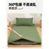 Conjunto de Roupa de Cama para Dormitório Estudantil Cor Verde Militar Conjunto de Três Peças Capa de Edredom Estilo Algodão Puro Capa de Edredom para Treinamento Militar Lençol de Cama Conjunto de Seis Peças para Dormitório Estudantil