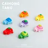 Resina Tridimensional Caricatura Fruta Tortuga Creativo DIY Accesorios para el Cabello Llavero Interior de Coche Pequeños Adornos Materiales Venta al por Mayor