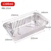 Caja Tapa de Papel de Aluminio, Tazón y Palillos, Caja Transparente de Colores para Barbacoa para Empaque para Llevar, Tazones y Platos, Papel de Aluminio