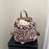 Nova Mochila Casual Versátil de Inverno com Grande Capacidade, Bolsa Fashionável com Tema de Gato para Viagem e Dia a Dia para Estudantes e Meninas Jovens