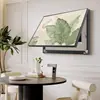 Pintura Decorativa para Caixa de Medidor de Energia, Tampa Decorativa para Quadro de Distribuição, Quadro Suspenso com Plantas Verdes, Tampa de Interruptor, Mural para Caixa de Baixa Tensão