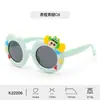 Nuevas Gafas de Sol Polarizadas Infantiles para Niñas, Lindas Gafas de Sol de Silicona Suave de Shin-Chan para Niños, Estilo de Dibujos Animados