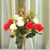 Hengfang Fabricante de Flores Artificiales Venta Directa de Rosas Artificiales, Varios Tipos de Flores Decorativas Artificiales, Accesorios para Fotografía, Manojos Pequeños de Flores al por Mayor