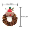 Sombrero de Atmósfera Navideña: Reno, Árbol de Navidad, Ligas para el Cabello de Peluche, Festivas y Lindas, Ligas de Terciopelo que No Dañan
