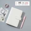 Cuaderno A5 de Hojas Sueltas Macaron con Logo Impreso Libreta Simple Portátil Papelería Creativa Coreana A6 Cuaderno de Viaje