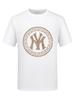2026 Nueva Camiseta de Manga Corta de Verano para Hombre Marca de Moda Corte Ajustado Pedrería Algodón de Seda Ropa Camiseta Juvenil Hombre