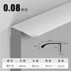 Ventas directas de fábrica arco redondo grande 1.0 de grosor puerta de armario manija invisible venta al por mayor de fábrica puerta de gabinete negra manija blanca