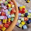 Cuentas Picasso de Doble Agujero con Degradado de Súper Calidad, Cuentas Sueltas para Manualidades DIY, Materiales para Pulseras y Collares de Bordado y Tejido