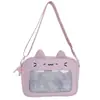 Cute, fina y delicada lapicera con temática de gato de lunares, perfecta para chicas y estudiantes amantes del anime, un encantador organizador de papelería