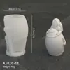 Molde de Resina de Astronauta Lunar DIY Astronauta de Dibujos Animados Yeso de Aromaterapia Decoración de Mesa Molde de Silicona para Apretar