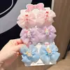 Internet-famoso Princesa Pequena Fita Bow Hairpin Crianças Menina Hanfu Purple Hairpin Acessórios de cabelo das meninas
