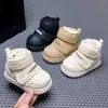 Botas de Nieve para Niños Invierno Nuevo Estilo Plus Terciopelo Engrosado Caña Alta Zapatos Grandes de Algodón para Niños Niñas Botas de Algodón Suela Suave Antideslizante Zapatos para Niños