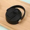 Nova tampa simples e portátil para garrafa espacial, tampa de copo térmico de plástico selada e à prova de vazamentos, tampa de copo portátil com canudo para viagem