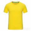 Playera de Algodón Puro de Cuello Redondo para Niños Uniforme de Clase de Jardín de Niños Logotipo Estampado Personalizado Evento Ropa Familiar Campamento de Verano Playera de Grupo