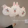 Globo de película de aluminio de dibujos animados sosteniendo 18 pulgadas apertura escolar de jardín de infantes centro comercial 61 juguetes para niños para empujar pequeños regalos