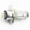 Soquete de Aviação GX16 2/3/4/5/6/7/8/9/10 Soquete Plugue Diamante Conector M16