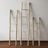 Adornos de Escalera de Madera Maciza de Ramas Secas Tronco B&B Escalera Doméstica Perchero Accesorios para Fotografía